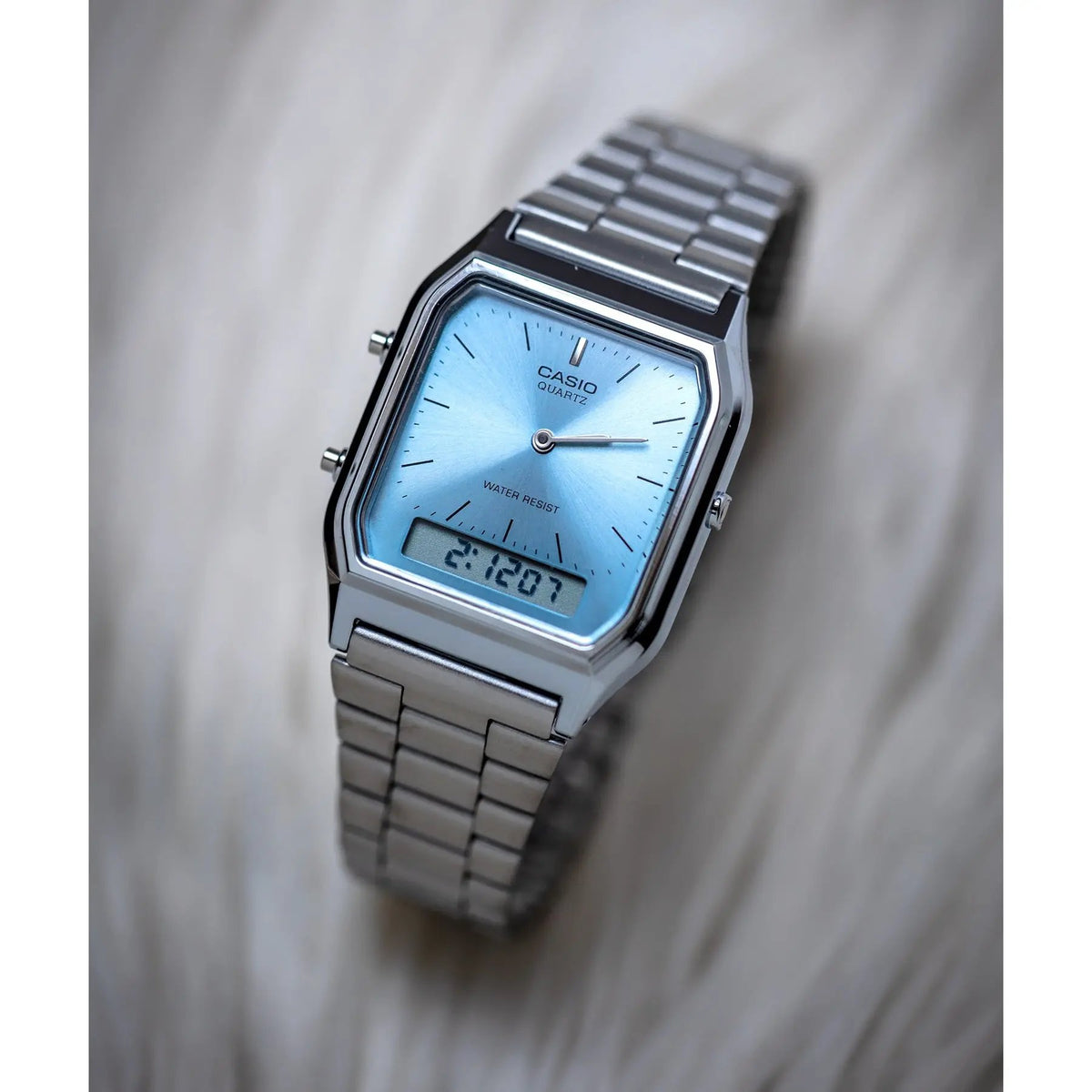 ZEGAREK UNISEX CASIO Vintage  AQ-230A-2A1 + BOX ZEGAREK UNISEX CASIO Vintage  AQ-230A-2A1 + BOX - Lorence 4549526365867