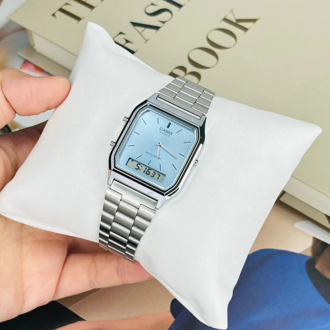 ZEGAREK UNISEX CASIO Vintage  AQ-230A-2A1 + BOX ZEGAREK UNISEX CASIO Vintage  AQ-230A-2A1 + BOX - Lorence 4549526365867