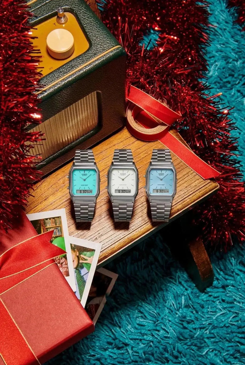 ZEGAREK UNISEX CASIO Vintage  AQ-230A-2A1 + BOX ZEGAREK UNISEX CASIO Vintage  AQ-230A-2A1 + BOX - Lorence 4549526365867