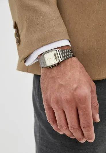 ZEGAREK UNISEX CASIO Vintage  AQ-230GG-9A + BOX ZEGAREK UNISEX CASIO Vintage  AQ-230GG-9A + BOX - Lorence 4549526241215