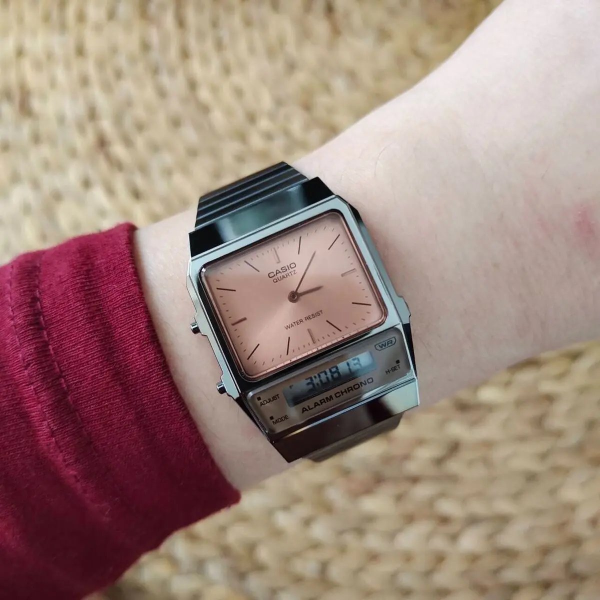 ZEGAREK UNISEX CASIO Vintage Dual Time AQ-800ECGG-4ADF + BOX ZEGAREK UNISEX CASIO Vintage Dual Time AQ-800ECGG-4ADF + BOX - Lorence 4549526343797