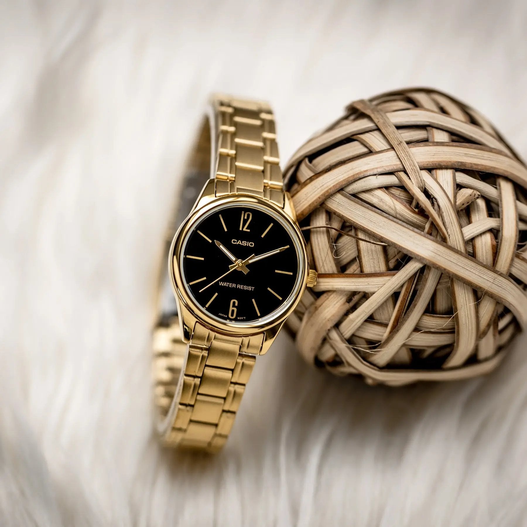 Zegarek Casio Damski LTP-V005G-1B + BOX Zegarek Casio Damski LTP-V005G-1B + BOX - Lorence 4549526175299