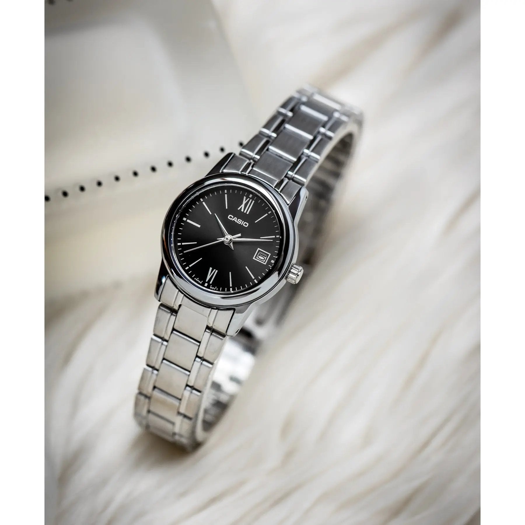 Zegarek Damski Casio LTP-V002D-1B3UDF + BOX Zegarek Damski Casio LTP-V002D-1B3UDF + BOX - Lorence 4549526309007