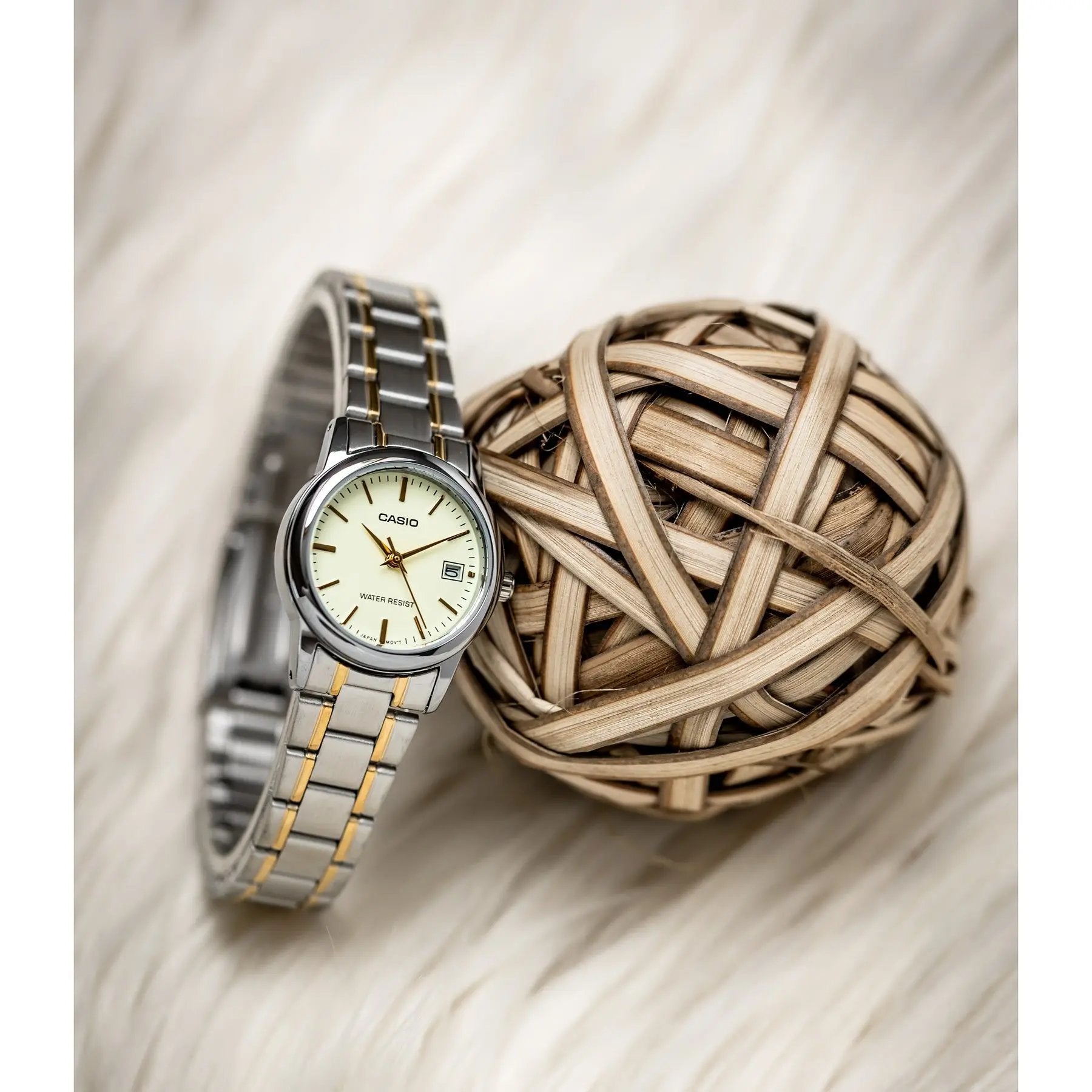 Zegarek Damski Casio LTP-V002SG-9A + BOX Zegarek Damski Casio LTP-V002SG-9A + BOX - Lorence 4971850083139