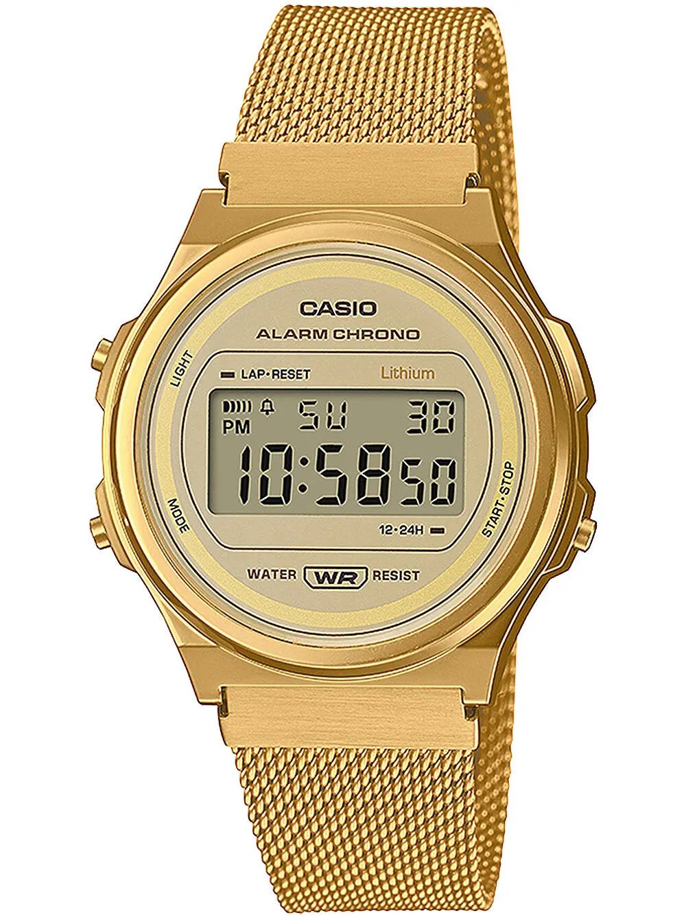 Zegarek Damski Casio Vintage  A171WEMG-9A + BOX (zd645a) Zegarek Damski Casio Vintage  A171WEMG-9A + BOX (zd645a) - Lorence 4549526300868