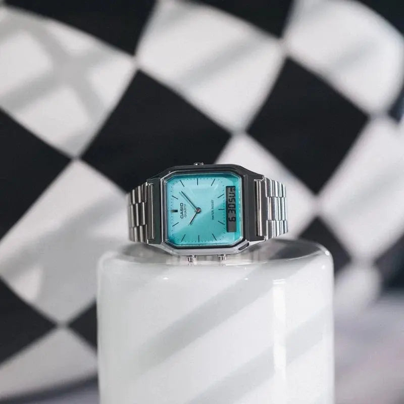 Zegarek Damski Casio Vintage Maxi AQ-230A-2A2MQYES Zegarek Damski Casio Vintage Maxi AQ-230A-2A2MQYES - Lorence 4549526365911