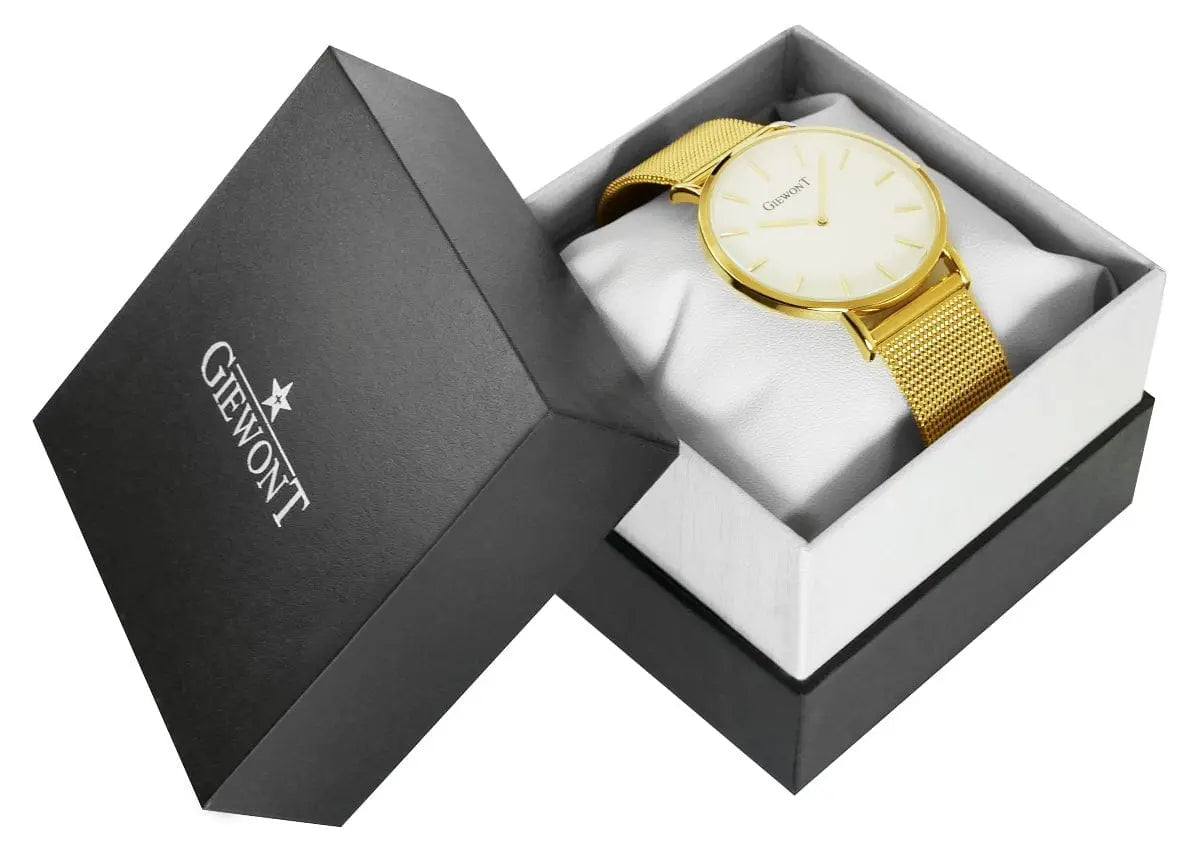 Zegarek Damski Giewont Harmony GW1970-1 Pure White/gold Effect Zegarek Damski Giewont Harmony GW1970-1 Pure White/gold Effect -  5904665272503