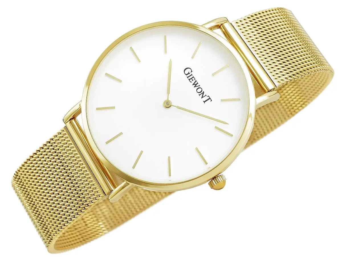 Zegarek Damski Giewont Harmony GW1970-1 Pure White/gold Effect Zegarek Damski Giewont Harmony GW1970-1 Pure White/gold Effect -  5904665272503