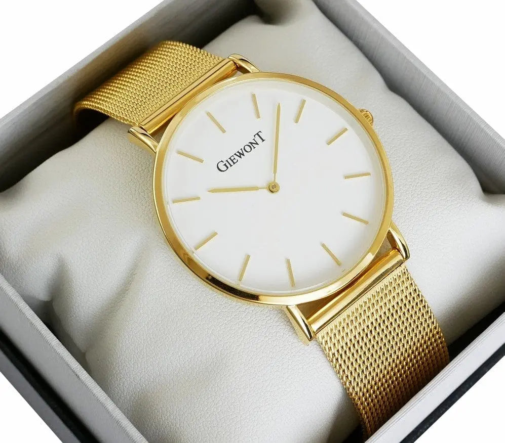 Zegarek Damski Giewont Harmony GW1970-1 Pure White/gold Effect Zegarek Damski Giewont Harmony GW1970-1 Pure White/gold Effect -  5904665272503