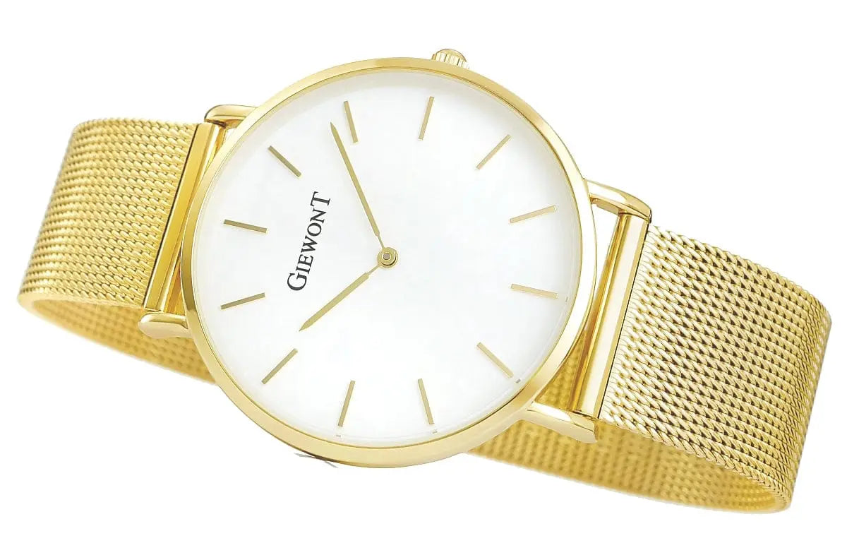 Zegarek Damski Giewont Harmony GW1970-1 Pure White/gold Effect Zegarek Damski Giewont Harmony GW1970-1 Pure White/gold Effect -  5904665272503