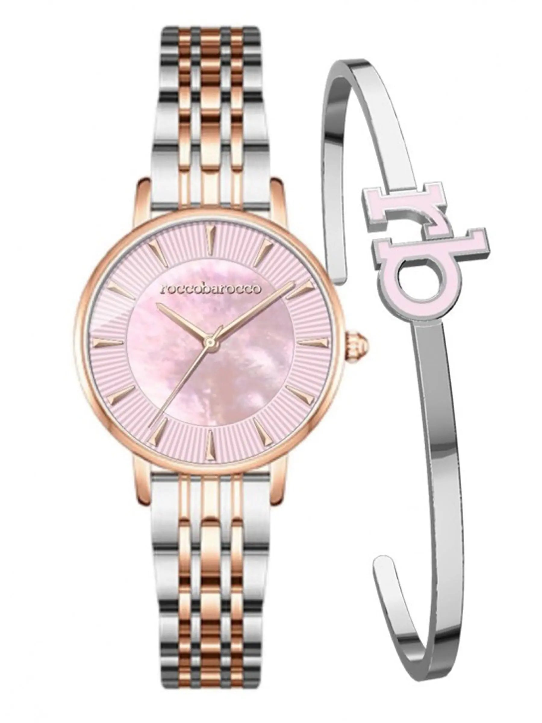 Zegarek Damski Roccobarocco Boxset RB.4659L-02M Zegarek Damski Roccobarocco Boxset RB.4659L-02M - Lorence 8057635830177