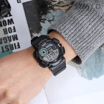 Zegarek Męski Casio Digital Moonphase  WS-1500H-1A Zegarek Męski Casio Digital Moonphase  WS-1500H-1A - Lorence 4549526341946