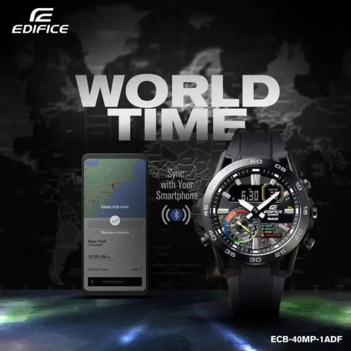 Zegarek Męski Casio EDIFICE  48mm ECB-40MP-1A Bluetooth + BOX Zegarek Męski Casio EDIFICE  48mm ECB-40MP-1A Bluetooth + BOX -  4549526349089