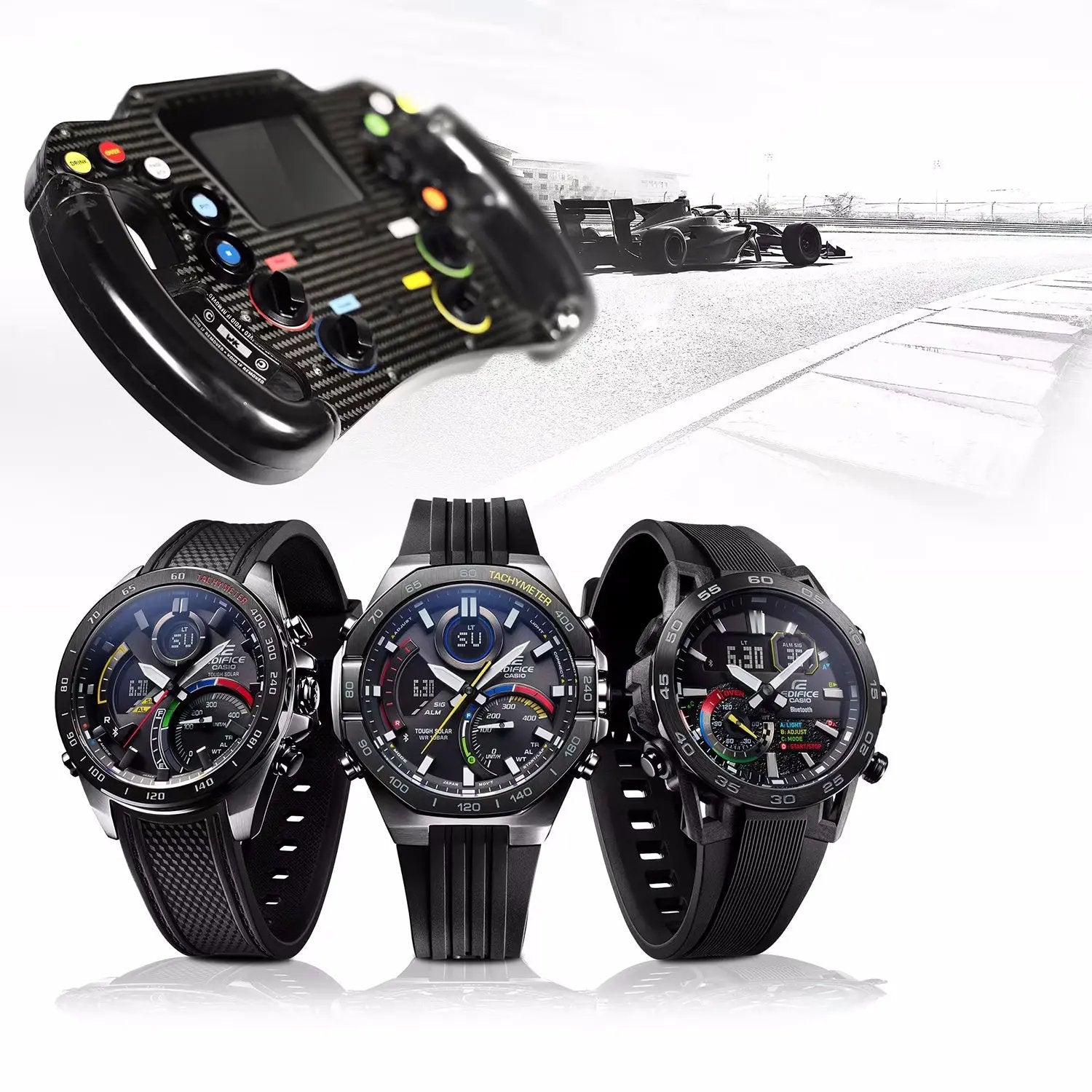 Zegarek Męski Casio EDIFICE  48mm ECB-40MP-1A Bluetooth + BOX Zegarek Męski Casio EDIFICE  48mm ECB-40MP-1A Bluetooth + BOX -  4549526349089