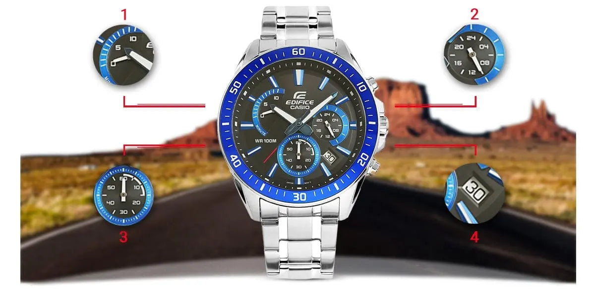 Zegarek Męski Casio Edifice EFR-552D-1A2VUEF Zegarek Męski Casio Edifice EFR-552D-1A2VUEF - Lorence 4549526113819