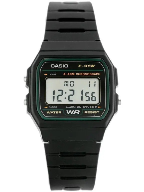 Zegarek Męski Casio F-91WM-3DG Zegarek Męski Casio F-91WM-3DG - Lorence 4971850798682