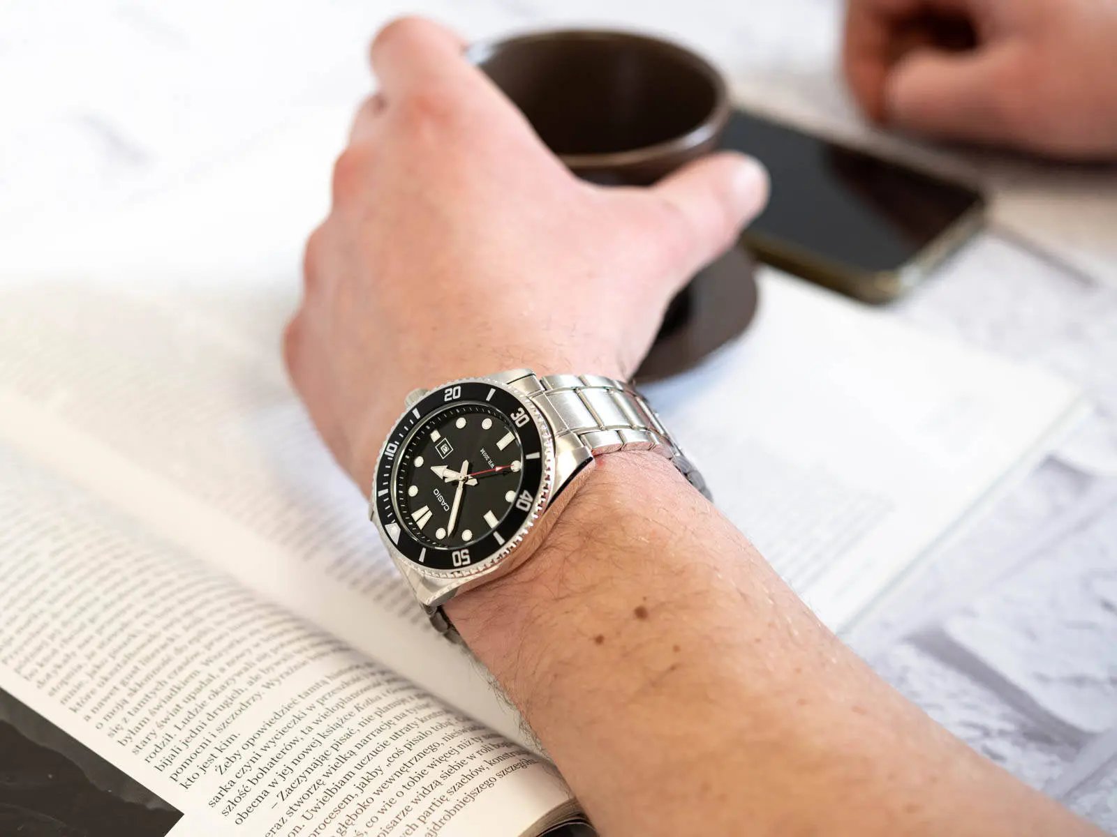 Zegarek Męski Casio MDV-107D-1A1 WR200 + BOX Zegarek Męski Casio MDV-107D-1A1 WR200 + BOX - Lorence 4549526358883