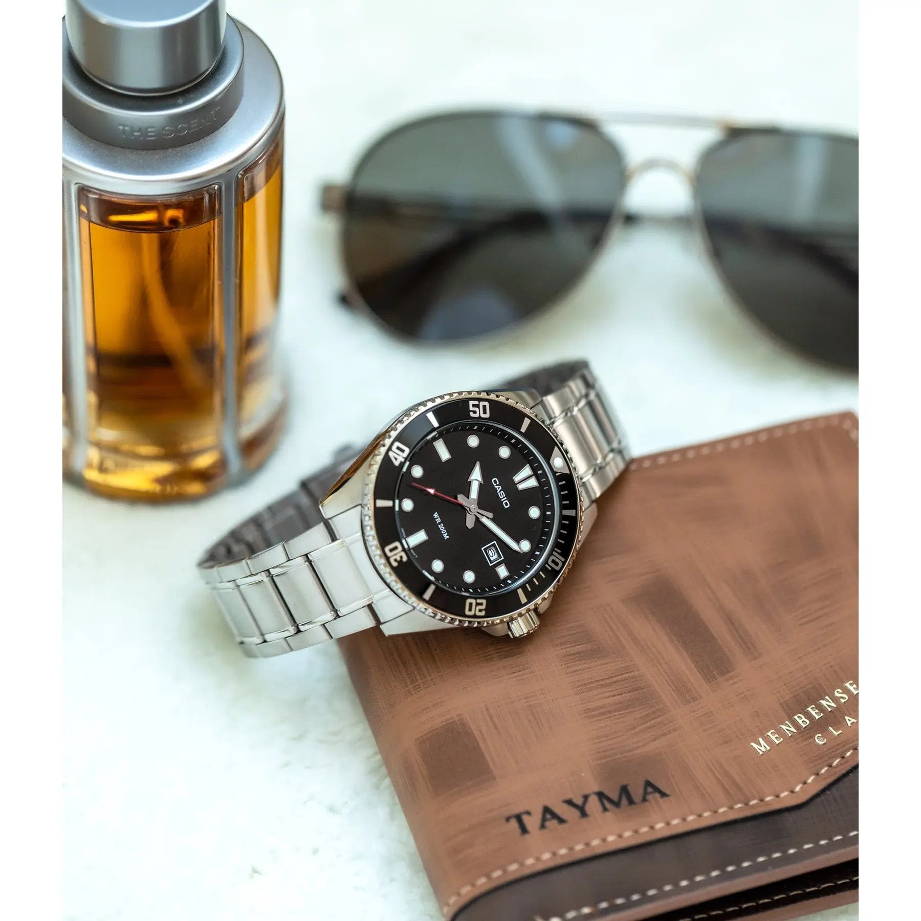 Zegarek Męski Casio MDV-107D-1A1 WR200 + BOX Zegarek Męski Casio MDV-107D-1A1 WR200 + BOX - Lorence 4549526358883