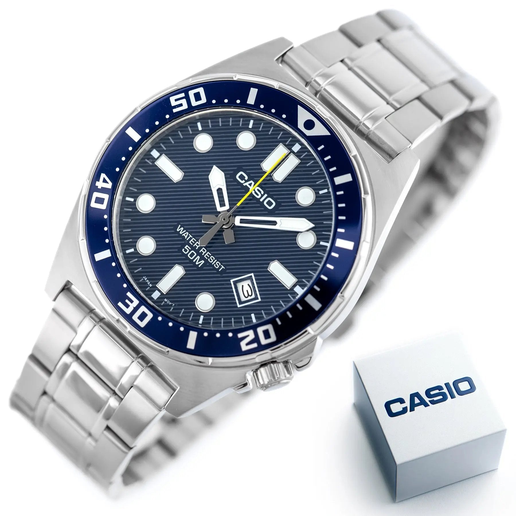 Zegarek Męski Casio MTD-135D-2A + BOX Zegarek Męski Casio MTD-135D-2A + BOX - Lorence 4549526394553
