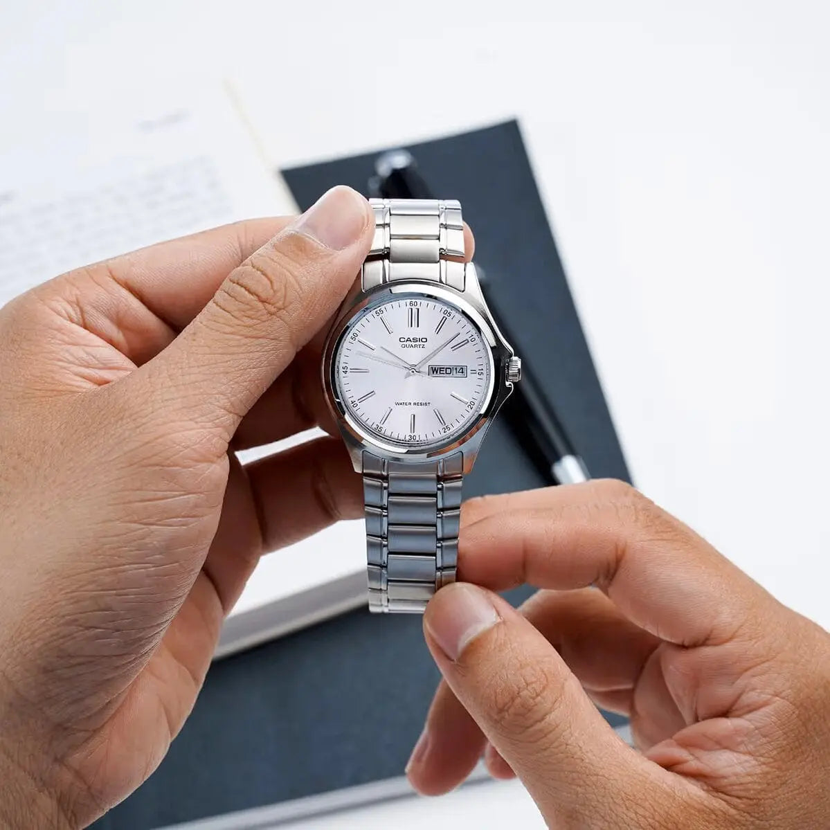 Zegarek Męski Casio MTP-1239D-7ADF - Multidata Zegarek Męski Casio MTP-1239D-7ADF - Multidata - Lorence 4971850826644