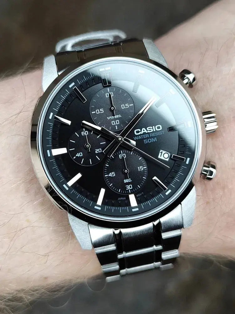 Zegarek Męski Casio MTP-E510D-1A1 + BOX Zegarek Męski Casio MTP-E510D-1A1 + BOX - Lorence 4549526375040