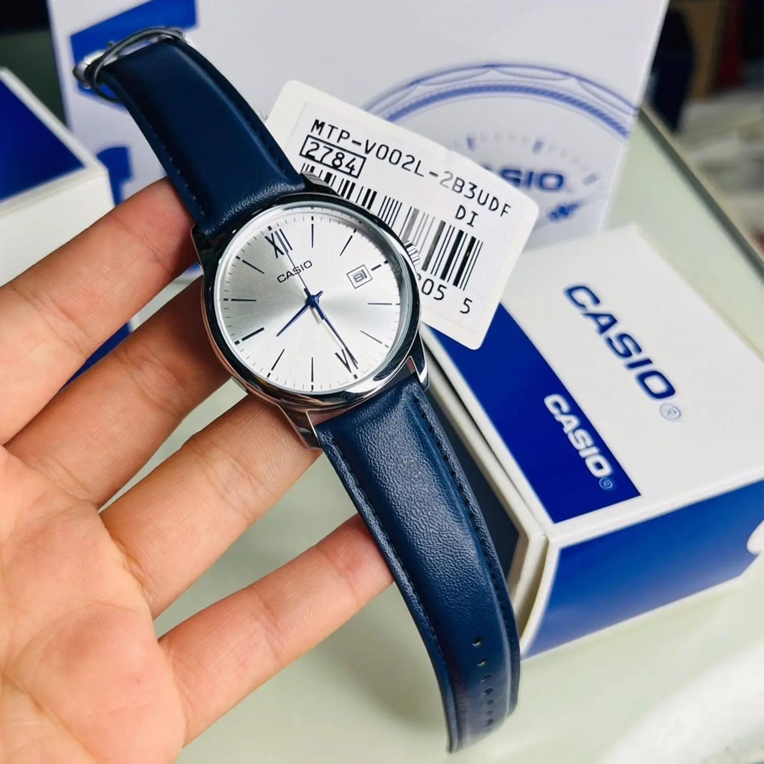 Zegarek Męski Casio MTP-V002L-2B3 Zegarek Męski Casio MTP-V002L-2B3 - Lorence 4549526308055