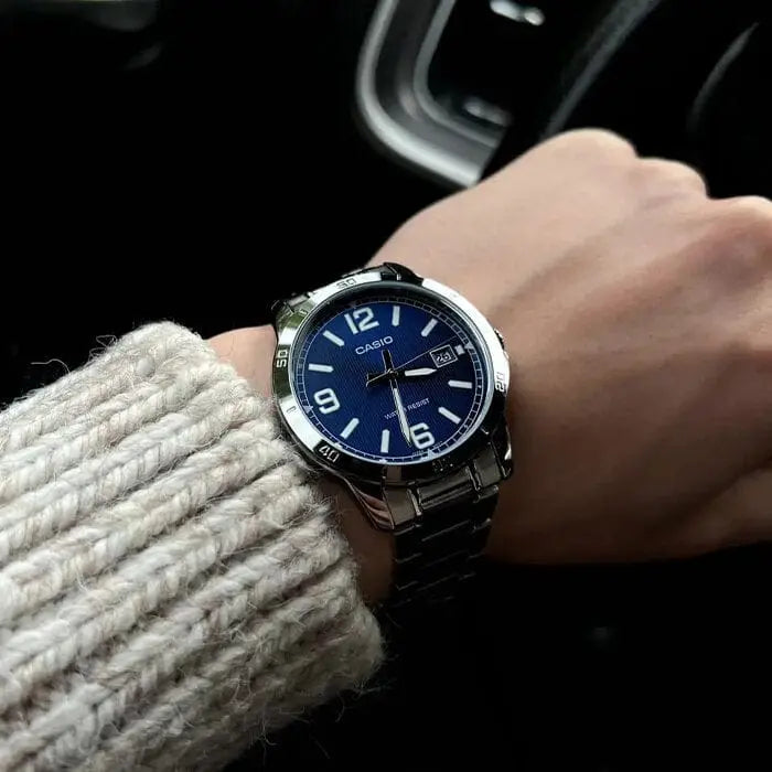 Zegarek Męski Casio MTP-V004D-2B Zegarek Męski Casio MTP-V004D-2B - Lorence 4549526251580