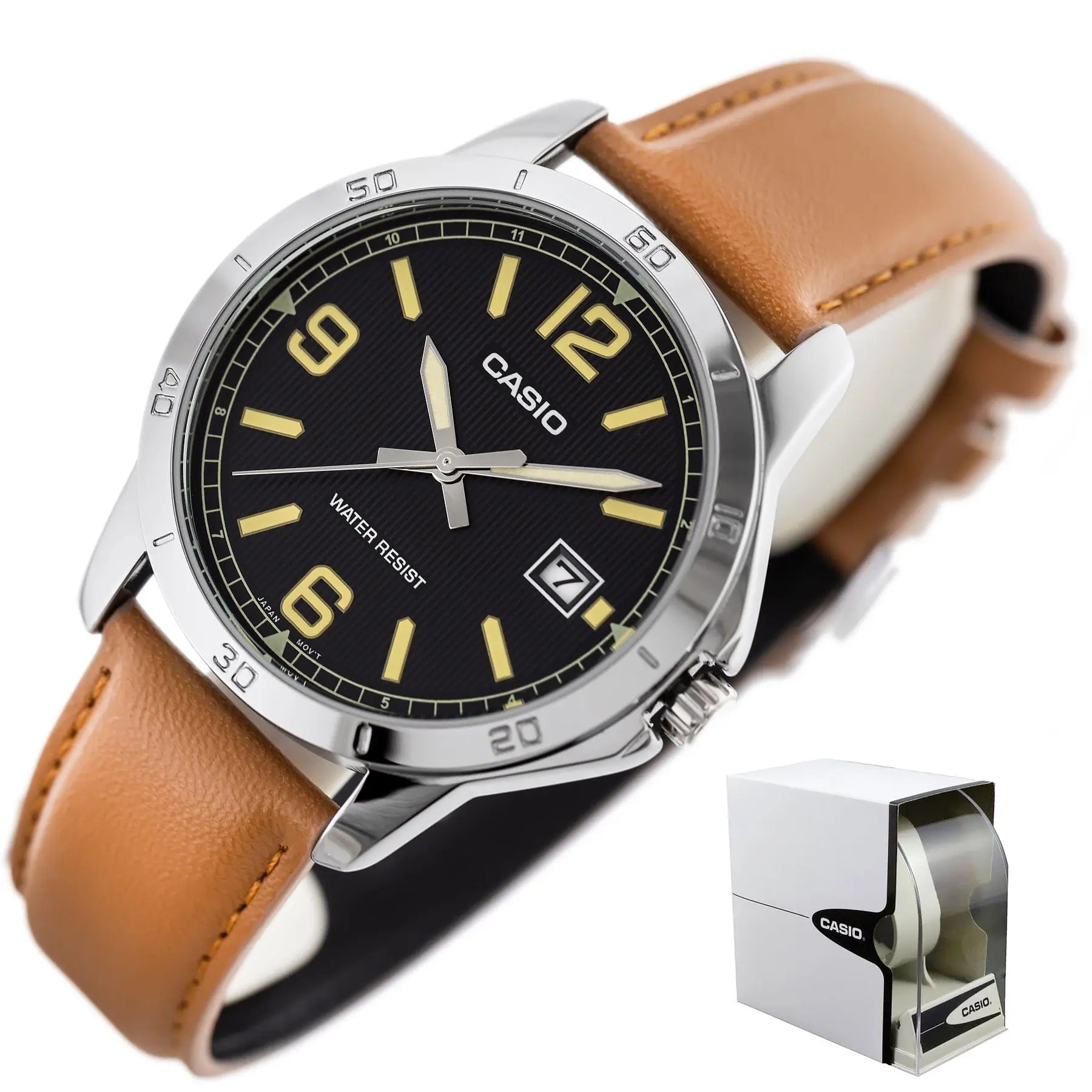 Zegarek Męski Casio MTP-V004L-1B2 Zegarek Męski Casio MTP-V004L-1B2 - Lorence 4549526251627