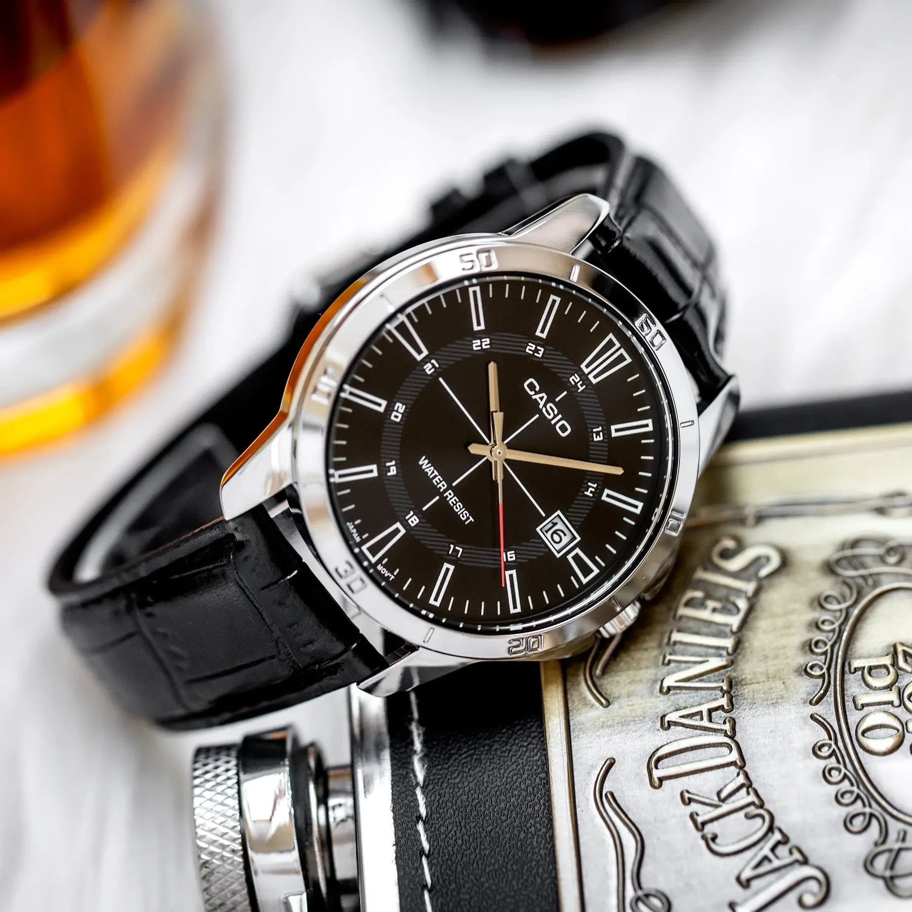 Zegarek Męski Casio MTP-V004L-1CUDF + BOX Zegarek Męski Casio MTP-V004L-1CUDF + BOX - Lorence 4549526361081