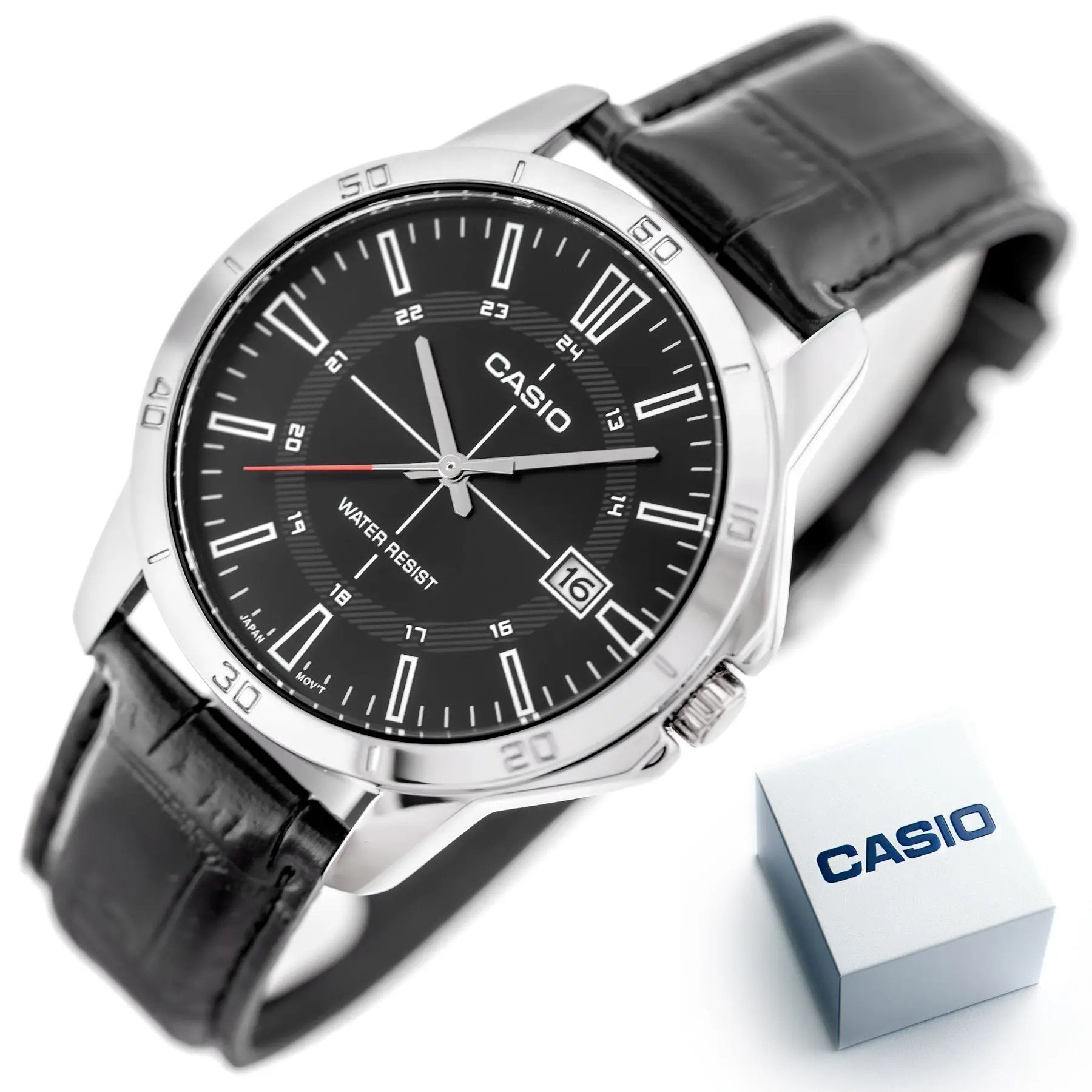 Zegarek Męski Casio MTP-V004L-1CUDF + BOX Zegarek Męski Casio MTP-V004L-1CUDF + BOX - Lorence 4549526361081