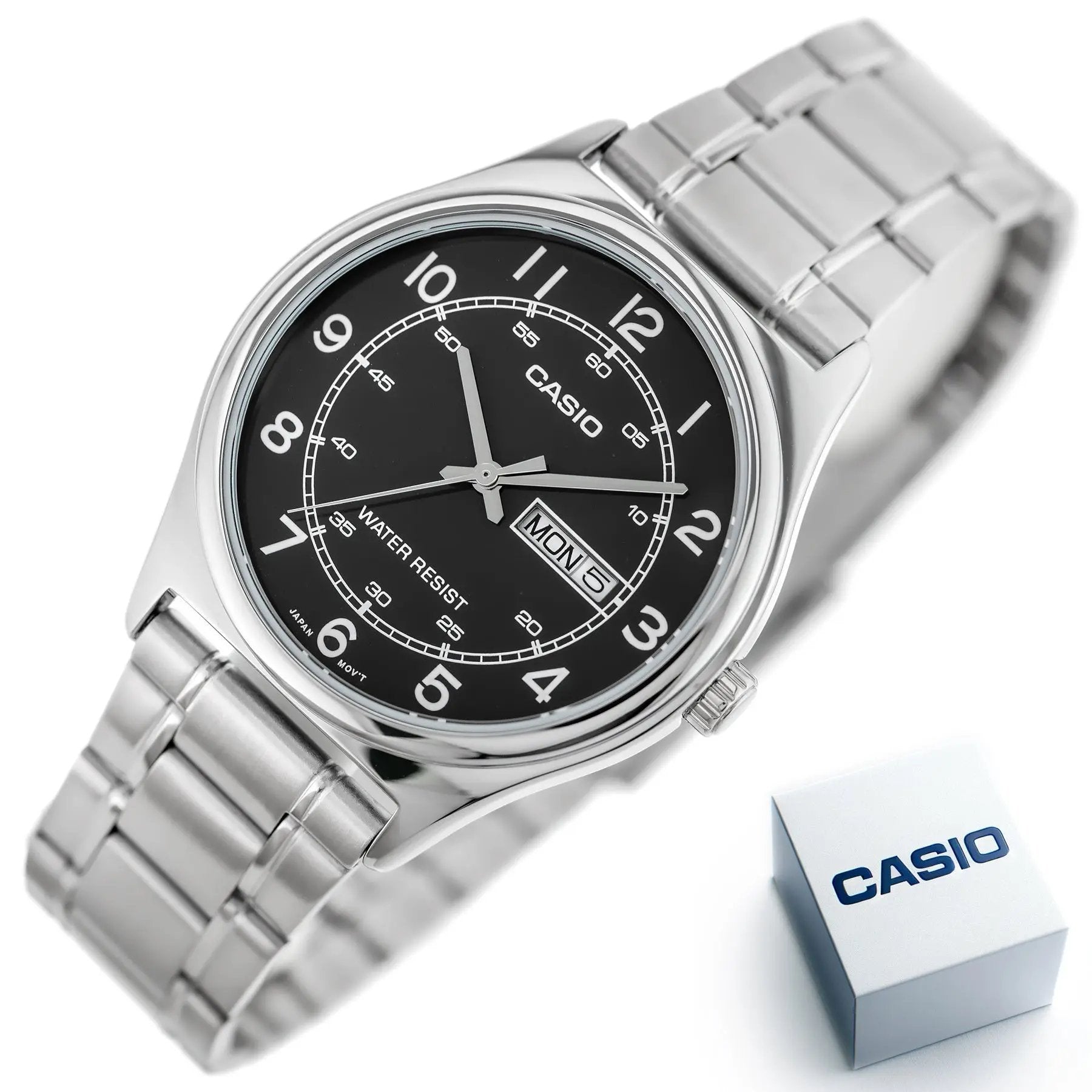 Zegarek Męski Casio MTP-V006D-1B2 + BOX Zegarek Męski Casio MTP-V006D-1B2 + BOX - Lorence 4549526252464