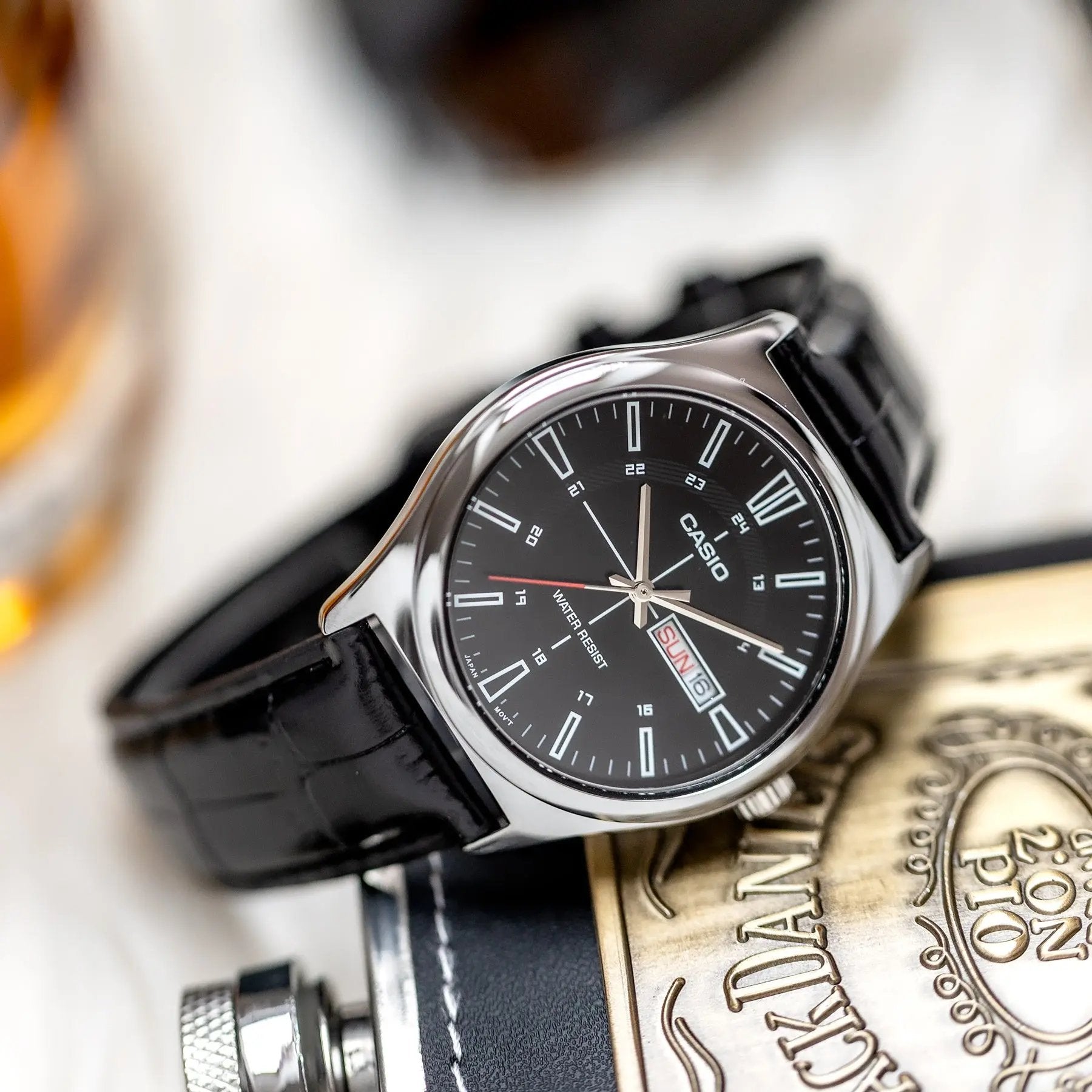 Zegarek Męski Casio MTP-V006L-1C + BOX Zegarek Męski Casio MTP-V006L-1C + BOX - Lorence 4549526361135