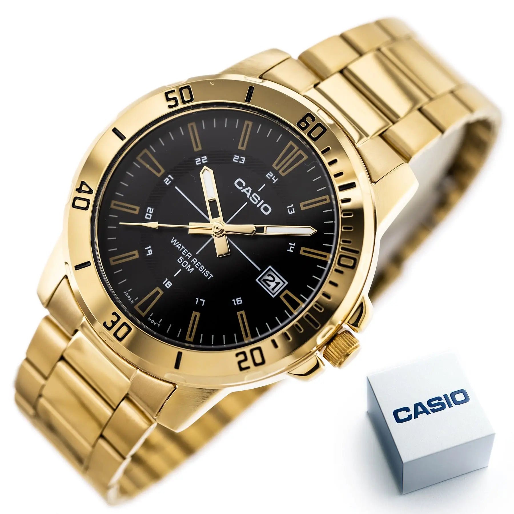 Zegarek Męski Casio MTP-VD01G-1CVUDF Zegarek Męski Casio MTP-VD01G-1CVUDF - Lorence 4549526361197