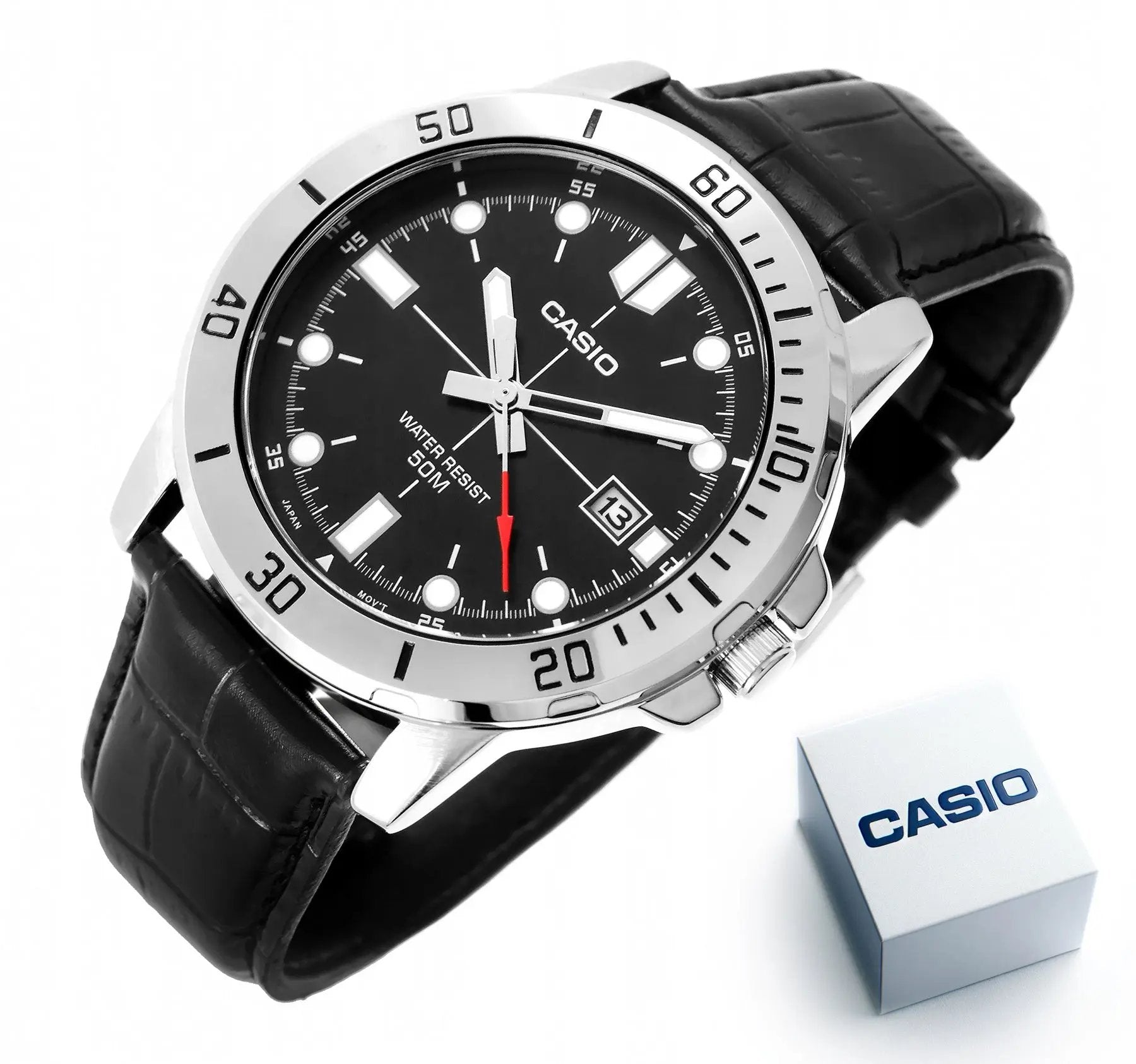 Zegarek Męski Casio MTP-VD01L-1EV + BOX Zegarek Męski Casio MTP-VD01L-1EV + BOX - Lorence 4549526186615