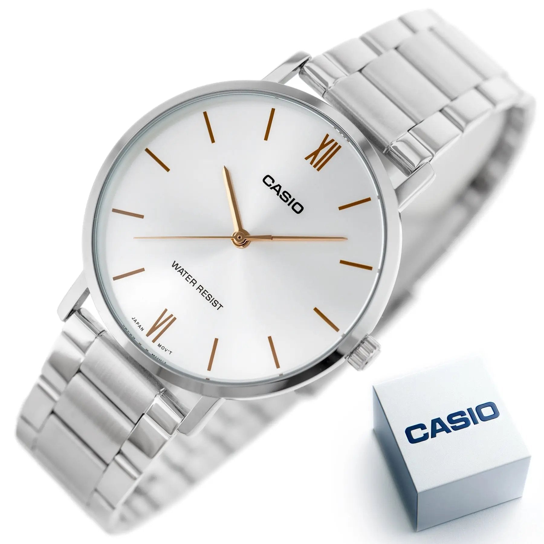 Zegarek Męski Casio MTP-VT01D-7BUDF + BOX Zegarek Męski Casio MTP-VT01D-7BUDF + BOX - Lorence 4549526214516