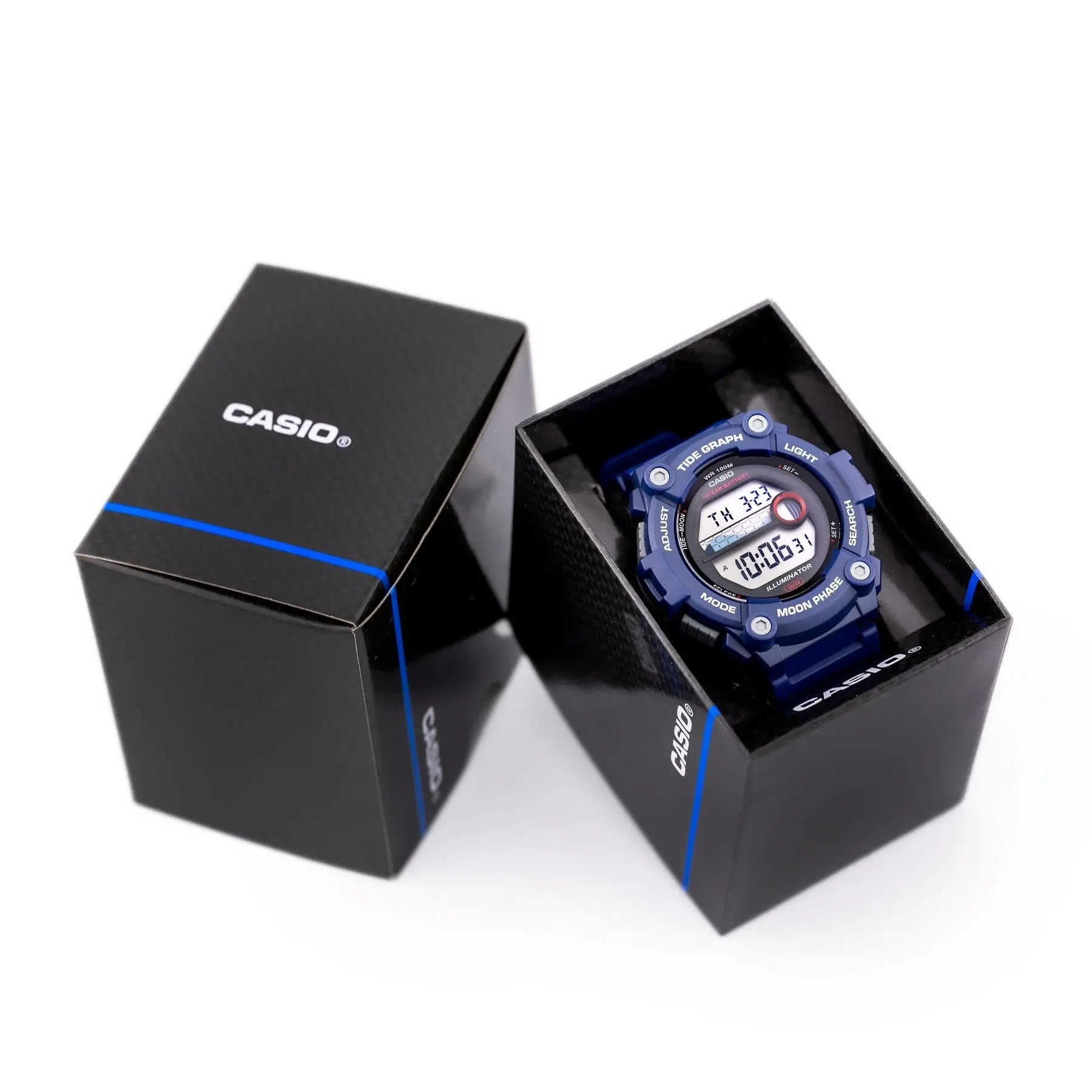 Zegarek Męski Casio Moonphase WS-1300H-2A Zegarek Męski Casio Moonphase WS-1300H-2A - Lorence 4549526313400