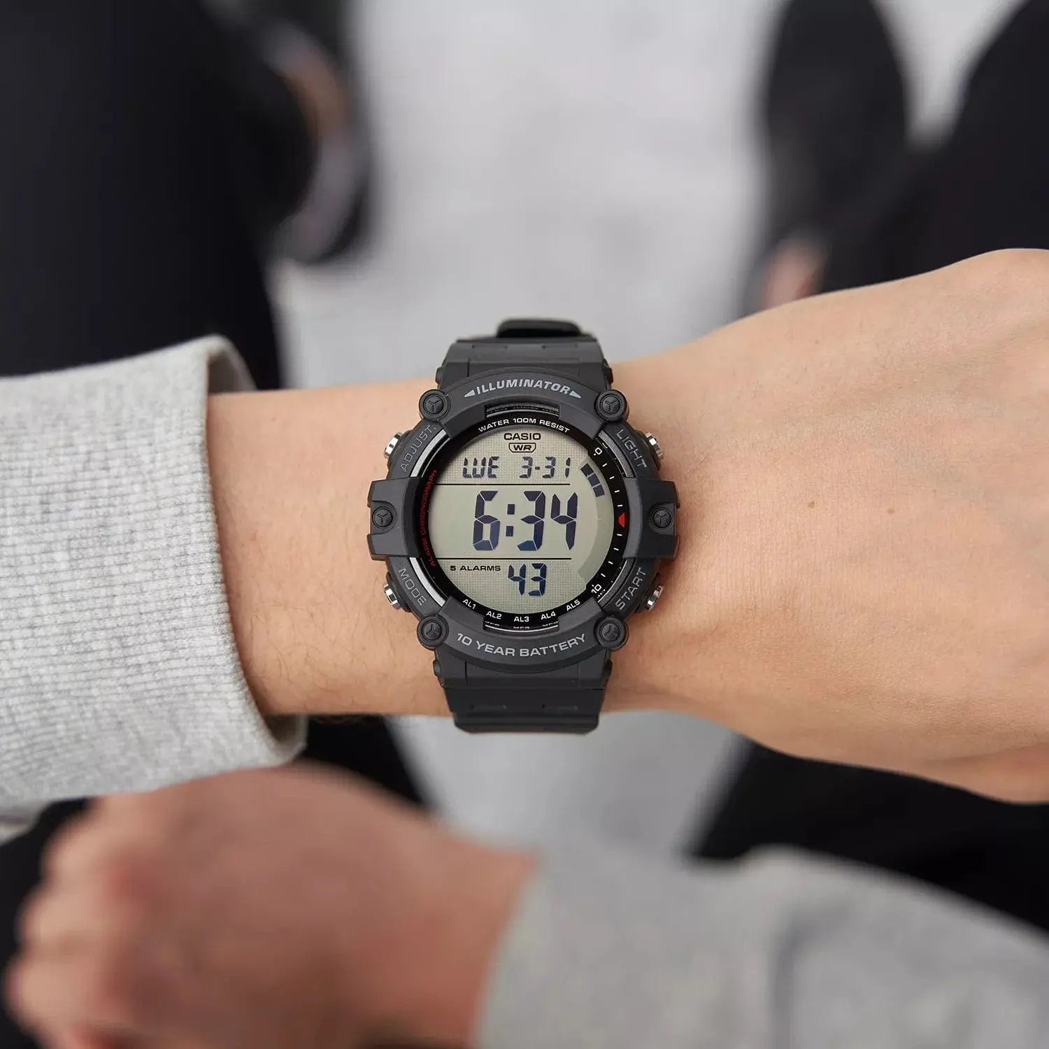 Zegarek Męski Casio Sport Illuminator AE-1500WH-1A Zegarek Męski Casio Sport Illuminator AE-1500WH-1A - Lorence 4549526296932