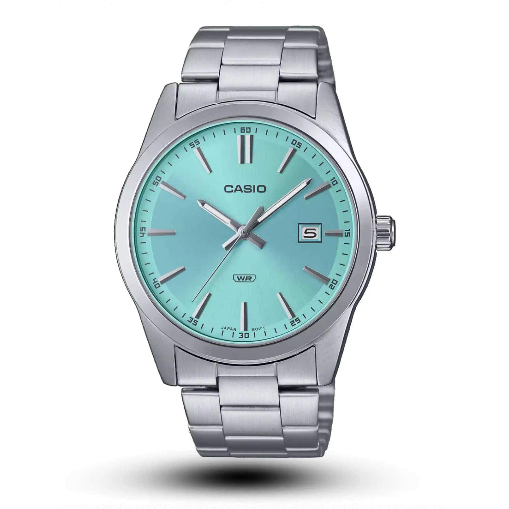 Zegarek Męski Casio Tiffany Blue MTP-VD03D-2A Zegarek Męski Casio Tiffany Blue MTP-VD03D-2A - Lorence 4549526371677