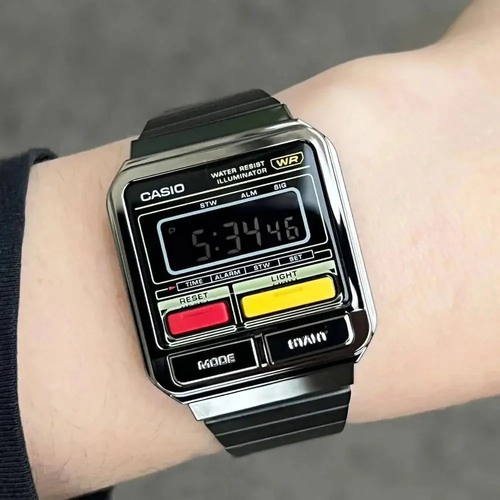 Zegarek Męski Casio Vintage A120WEGG-1BDF +BOX Zegarek Męski Casio Vintage A120WEGG-1BDF +BOX - Lorence 4549526353963