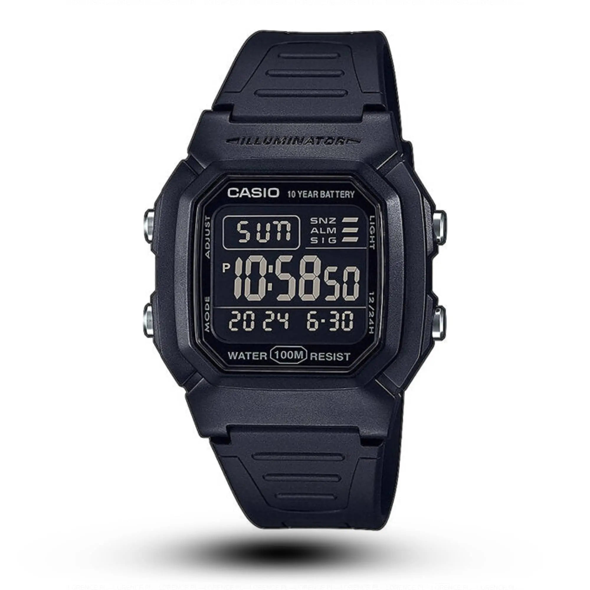 Zegarek Męski Casio W-800H-1BVES Klasyka Zegarek Męski Casio W-800H-1BVES Klasyka - Lorence 4549526267789