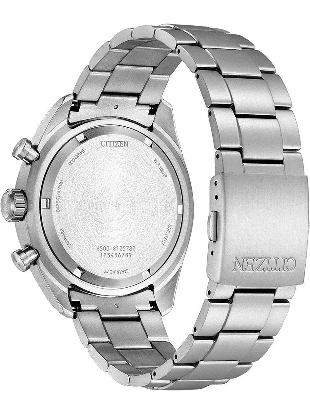 Citizen Zegarek Męski Citizen Super-Titanium Eco-Drive AT2480-81E