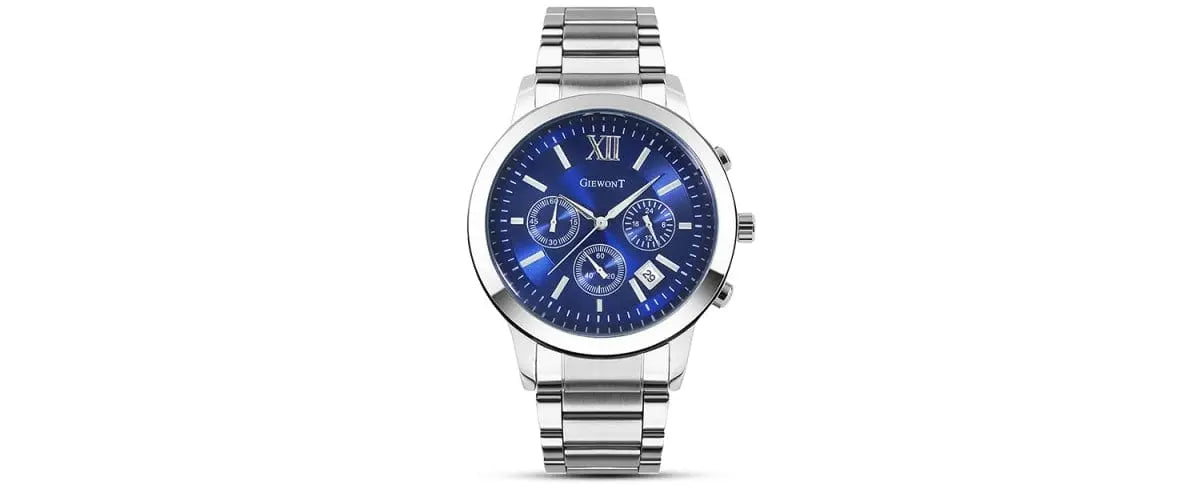 Zegarek Męski Giewont Apex Chrono GW6480-2 Chronograf Silver/blue Zegarek Męski Giewont Apex Chrono GW6480-2 Chronograf Silver/blue -  5904665272633