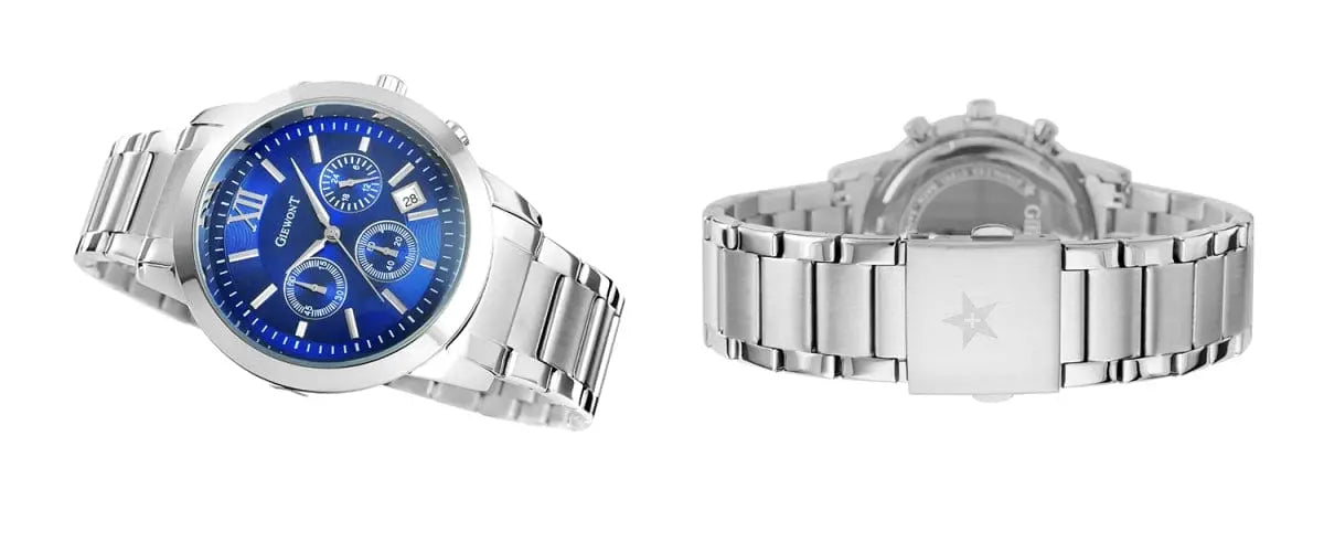 Zegarek Męski Giewont Apex Chrono GW6480-2 Chronograf Silver/blue Zegarek Męski Giewont Apex Chrono GW6480-2 Chronograf Silver/blue -  5904665272633