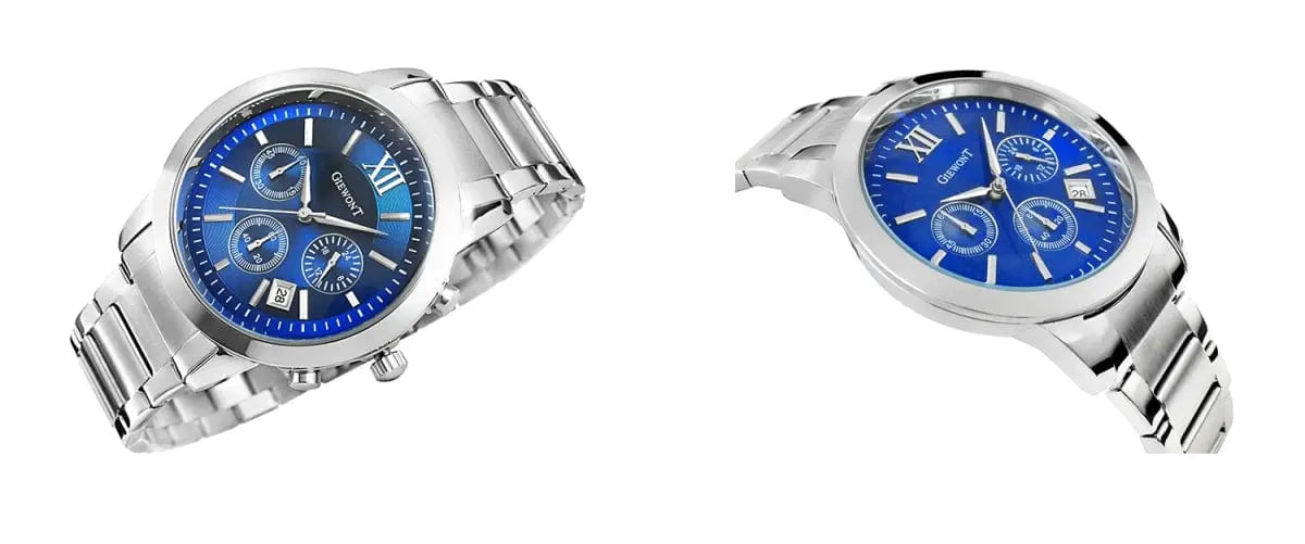 Zegarek Męski Giewont Apex Chrono GW6480-2 Chronograf Silver/blue Zegarek Męski Giewont Apex Chrono GW6480-2 Chronograf Silver/blue -  5904665272633
