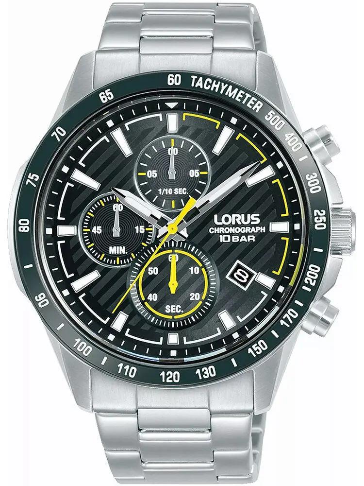 Zegarek Męski Lorus Chronograph 45 mm RM397HX9 + BOX Zegarek Męski Lorus Chronograph 45 mm RM397HX9 + BOX - Lorence 48941383566865