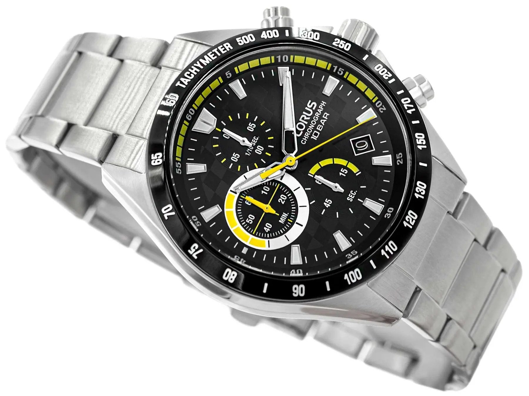 Zegarek Męski Lorus Chronograph 45 mm RM397HX9 + BOX Zegarek Męski Lorus Chronograph 45 mm RM397HX9 + BOX - Lorence 48941383566865