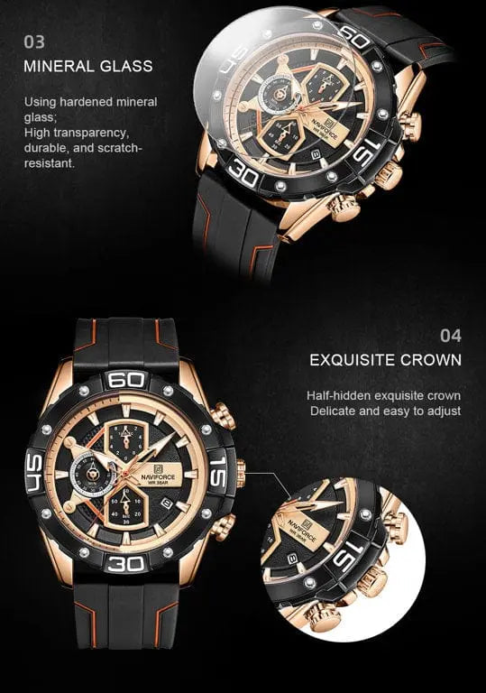 Zegarek Męski Naviforce NF8018T - Chronograf Zegarek Męski Naviforce NF8018T - Chronograf - Lorence 5903981734580