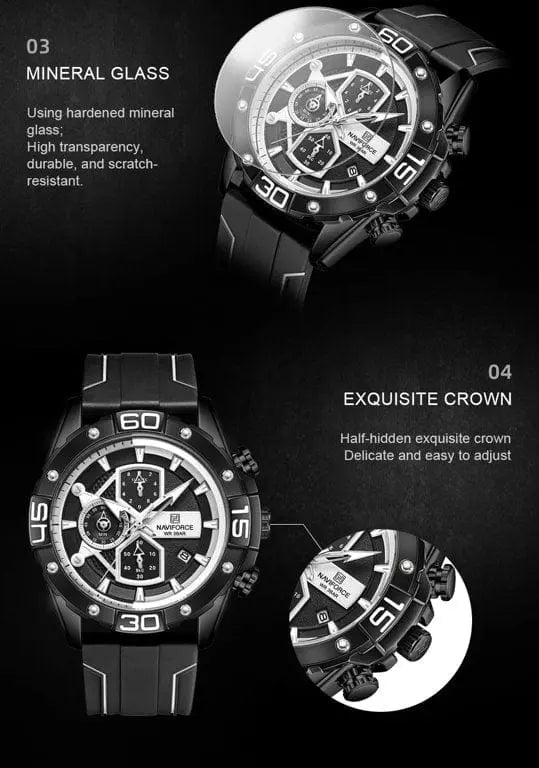 Zegarek Męski Naviforce NF8018T - Chronograf Zegarek Męski Naviforce NF8018T - Chronograf - Lorence 5903981734764