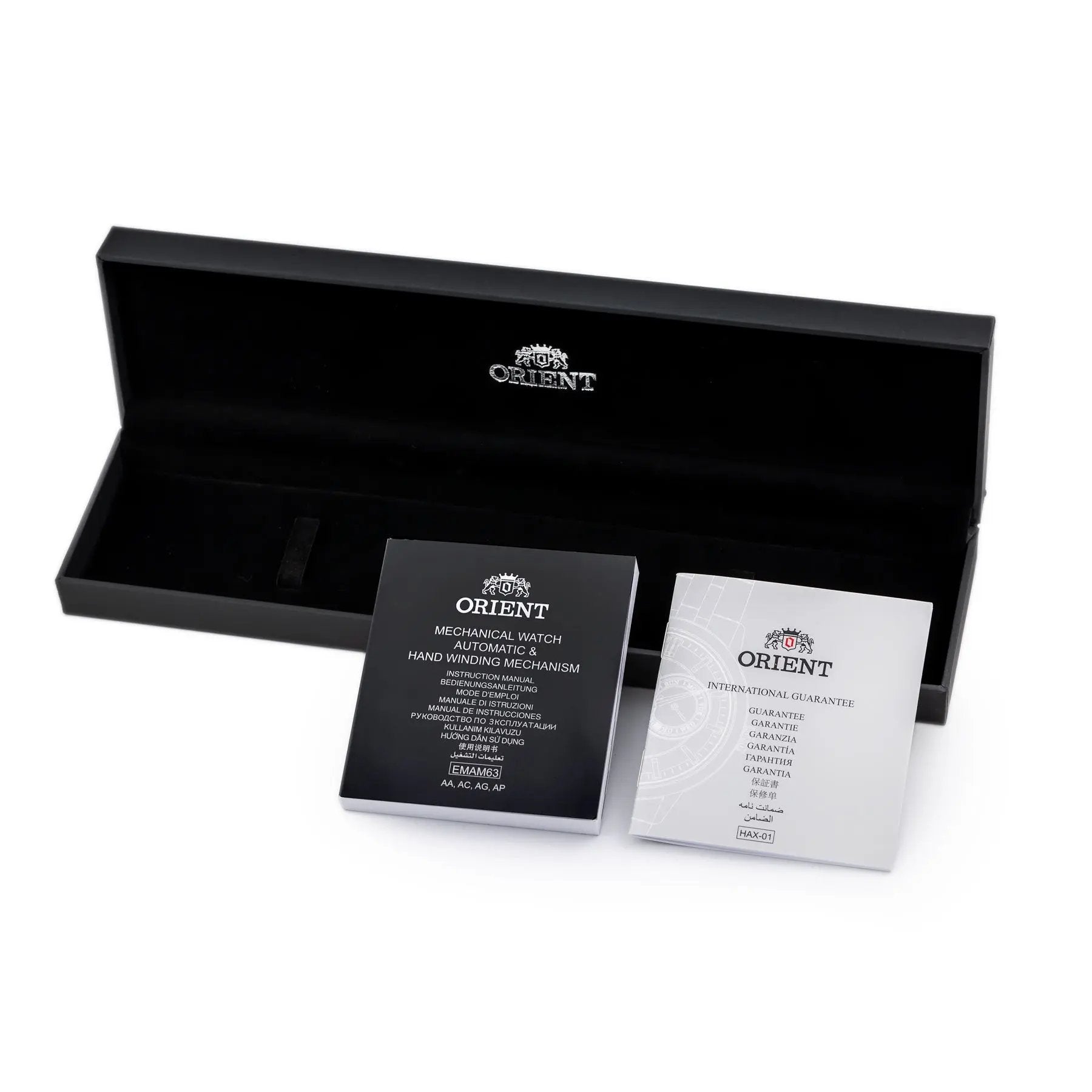 Zegarek Męski Orient Classic Sun & Moon  RA-AK0803Y10B + BOX Zegarek Męski Orient Classic Sun & Moon  RA-AK0803Y10B + BOX - Lorence 4942715029463
