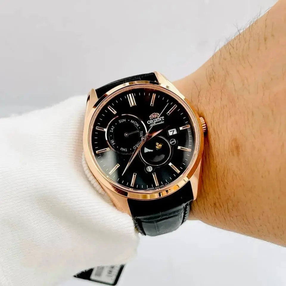 Zegarek Męski Orient Contemporary Sun & Moon RA-AK0309B10B Zegarek Męski Orient Contemporary Sun & Moon RA-AK0309B10B - Lorence 4942715028152